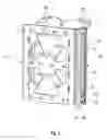 Fig. 10 - Carrier system having a front and back part and means for fastening to a human torso