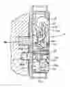 Fig. 01 - Multiple point door locking system, with handle turning direction control