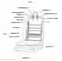 Fig. 02 - Supporting structure of headrest bracket