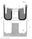 Fig. 05 - Process for forming a connecting structure between the column and seating portion of an office chair, and a structure obtained by said process