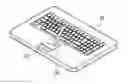 Fig. 01 - Keyboard apparatus integrated with combined touch input module