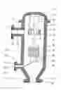 Fig. 01 - Plant for separating oil from a gas mixture, and a method for separating oil from a gas mixture