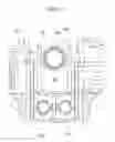 Fig. 08 - Rollerized cranktrain bedplate, reciprocating engine embodying same and engine further including rollerized cranktrain