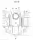 Fig. 09 - Rollerized cranktrain bedplate, reciprocating engine embodying same and engine further including rollerized cranktrain