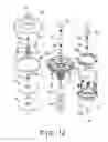 Fig. 13 - Electrolyzer having radial flowing passage