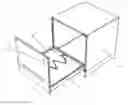Fig. 01 - Parcel box for receiving and keeping parcels in a theftproof manner