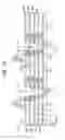 Fig. 10 - Stacked assembly including plurality of stacked microelectronic elements