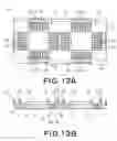 Fig. 11 - Semiconductor device having a first conductive member connecting a chip to a wiring board pad and a second conductive member connecting the wiring board pad to a land on an insulator covering the chip and the wiring board