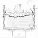 Fig. 01 - APPARATUS AND RELATED PROCESS FOR FORMING A POLYMER BASED PART UTILIZING AN ASSEMBLEABLE, ROTATABLE AND VIBRATORY INDUCING MOLD EXHIBITING A DOWNWARDLY FACING AND PRE-HEATED TEMPLATE SURFACE