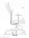 Fig. 17 - Mobile task chair and mobile task chair control mechanism with adjustment capabilities and visual setting indicators