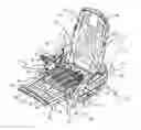 Fig. 01 - Stroller seat assembly with calf support