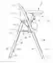 Fig. 01 - HIGH CHAIR WITH FOLDING LEGS