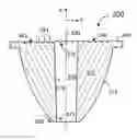 Fig. 01 - Lighting apparatus with total internal reflection lens and mechanical retention and locating device