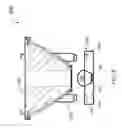 Fig. 07 - Lighting apparatus with total internal reflection lens and mechanical retention and locating device