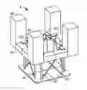 Fig. 01 - Truss heave plate system for offshore platform