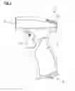 Fig. 02 - Hand piece assembly for a disposable flushing nozzle unit for cleansing and/or irrigating surgical wounds