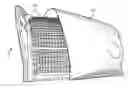 Fig. 01 - Aerodynamic device for thrust reverser cascades