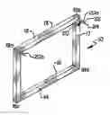 Fig. 01 - Frame with integrated surface attachment for drywall and drywall-like surfaces and method for installing frames