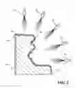 Fig. 03 - ASSEMBLY AND PROCESS INCORPORATING A CONVEYED TEMPLATE SURFACE FOR RECEIVING A SPRAYABLE POWDERIZED FOAM IN ORDER TO CREATE A PLURALITY OF FLEXIBLE PARTS