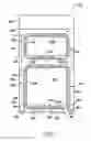 Fig. 06 - Combustion and cooling airflow system for a cooking appliance