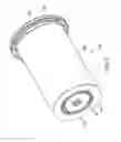 Fig. 09 - Filter element and filter assembly including locking mechanism