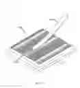 Fig. 22 - DISPENSING LIQUID CONTAINING MATERIAL TO PATTERNED SURFACES USING A DISPENSING TUBE