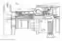 Fig. 01 - Guide vane system for a turbomachine having segmented guide vane carriers
