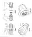 Fig. 04 - Disinfecting caps for medical male luer connectors