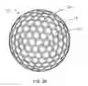 Fig. 24 - Golf ball surface patterns comprising a channel system