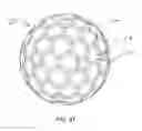 Fig. 25 - Golf ball surface patterns comprising a channel system