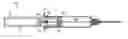 Fig. 01 - Retrobulbar syringe including soft cannula distal end