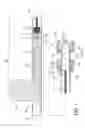 Fig. 02 - Intraluminal cannula placement apparatus utilizing a specialized cannula for use with a previously inserted I.V. catheter