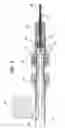 Fig. 09 - Intraluminal cannula placement apparatus utilizing a specialized cannula for use with a previously inserted I.V. catheter