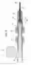 Fig. 10 - Intraluminal cannula placement apparatus utilizing a specialized cannula for use with a previously inserted I.V. catheter
