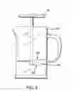 Fig. 03 - Device and method for cleaning a french or coffee press