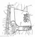 Fig. 02 - Link assembly for an automatic door opener equipped garage door