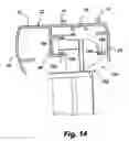 Fig. 14 - Retractable covering for doorways, archways, and the like