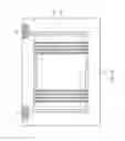 Fig. 11 - Display device with step configuration in the insulating layer