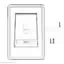 Fig. 01 - MULTIFUNCTIONAL DOORBELL WITH CONTROLLABLE LIGHTING