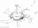 Fig. 01 - Combined ceiling fan and light fitting