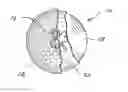 Fig. 01 - GOLF BALLS CONTAINING VISIBLE DECORATIVE INSERTS ENCLOSED IN TRANSPARENT LAYERS