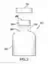 Fig. 04 - Needle safety guard adapted to attach to a liquid container