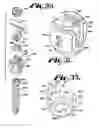 Fig. 13 - Pivotal bone anchor assemblies with pressure inserts and snap on articulating retainers