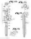 Fig. 17 - Pivotal bone anchor assemblies with pressure inserts and snap on articulating retainers