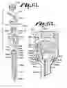 Fig. 24 - Pivotal bone anchor assemblies with pressure inserts and snap on articulating retainers