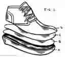 Fig. 02 - Silicone gel insole/midsole within extra-depth outsole