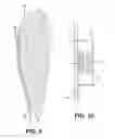 Fig. 10 - Pressure transducer structures having a plurality of conductive traces for curved surfaces