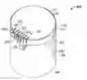 Fig. 01 - PCD cutter with fins and methods for fabricating the same