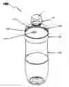Fig. 01 - Vending machine food bottle with inlet and outlet valve