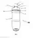 Fig. 07 - Vending machine food bottle with inlet and outlet valve